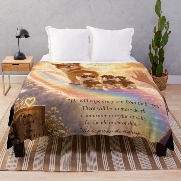 Item preview, Justice for Wangwang “Mama Wang Wang Rainbow Bridge” Angel Memorial Gift designed and sold by CanvasFuse.
