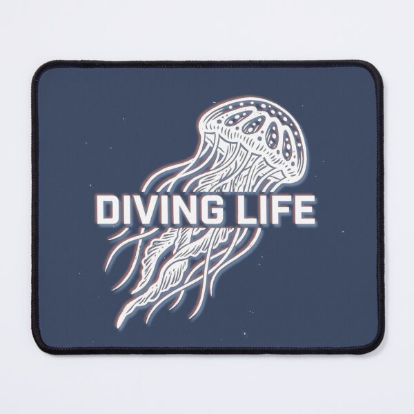 Item preview, Jellyfish Diving Life Ocean Marine Life Scuba Graphic designed and sold by KiwiRider.