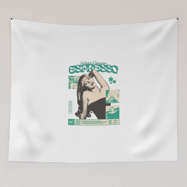Item preview, Sabrina Carpenter Espresso Vintage Pop Lyrics T-Shirt designed and sold by GloomWood.