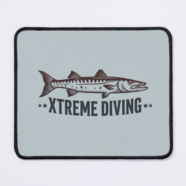 Item preview, Vintage Barracuda Xtreme Diving Scuba Ocean Adventure designed and sold by KiwiRider.