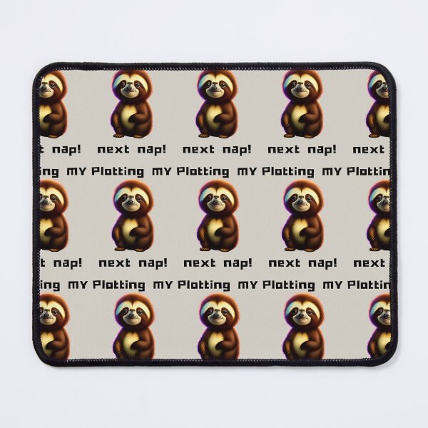 Item preview, Plotting My Next Nap Cute Sloth Funny Napping Quote designed and sold by Artemis & Woven Collective.