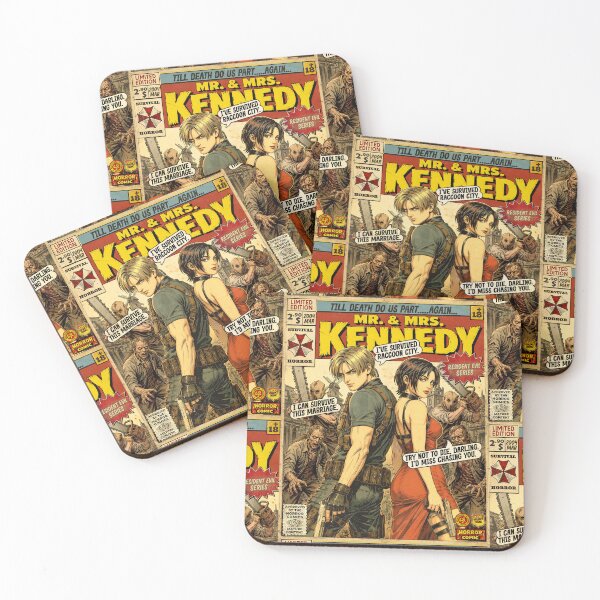 Item preview, Mr. & Mrs. Kennedy Vintage Retro Comic Cover Art designed and sold by Back2Collage.