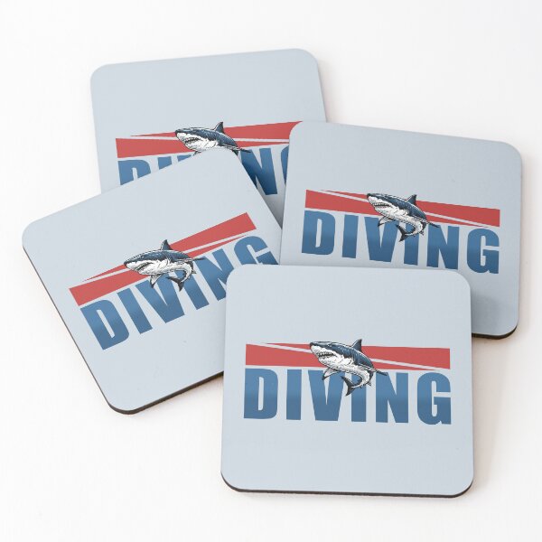 Item preview, Scuba Diving Great White Shark Diver Down Flag Ocean Graphic designed and sold by KiwiRider.