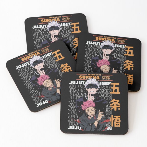 Item preview, Gojo and Sukuna Portrait designed and sold by PRINTATSTUDIO.