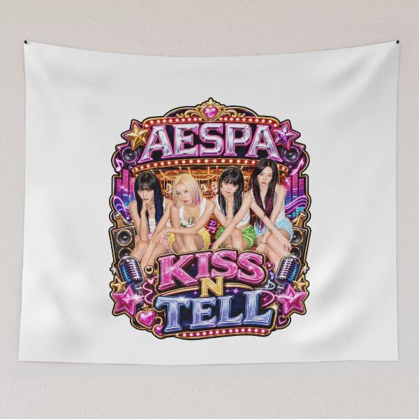 Item preview, aespa Y2K vintage festival fashion group aesthetic design designed and sold by Valereekmerch.