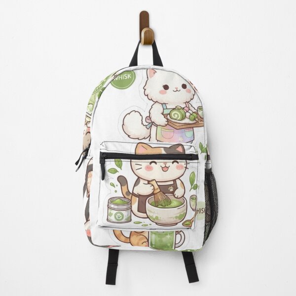 Item preview, Kawaii Cat Dessert Café Sticker | Cute Matcha & Pastry Chibi Cats designed and sold by yanderedev.