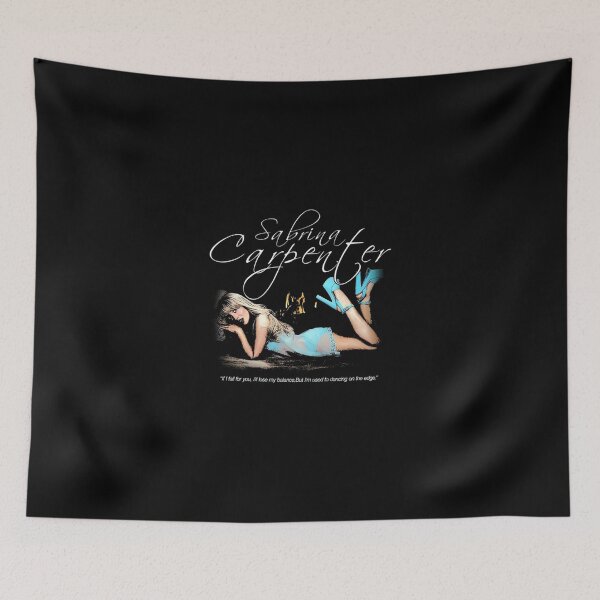 Item preview, Sabrina Carpenter Dancing On The Edge Quote T-Shirt designed and sold by GloomWood.
