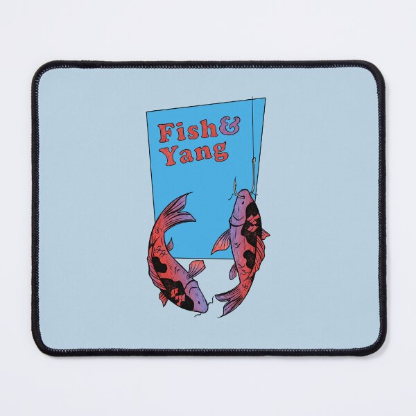 Item preview, Fish and Yang Funny Fishing Koi Fish Yin Yang Pun designed and sold by KiwiRider.