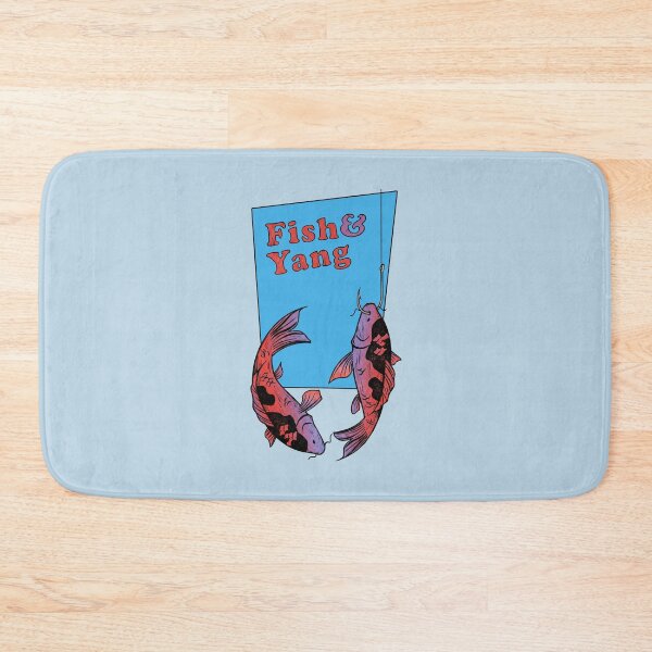 Item preview, Fish and Yang Funny Fishing Koi Fish Yin Yang Pun designed and sold by KiwiRider.