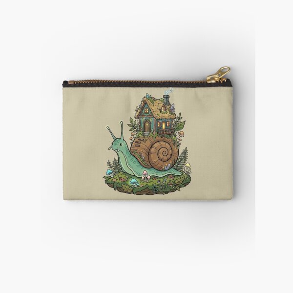 Item preview, Cute Snail with Tiny Cottage House Cottagecore  designed and sold by dreamkaistudios.