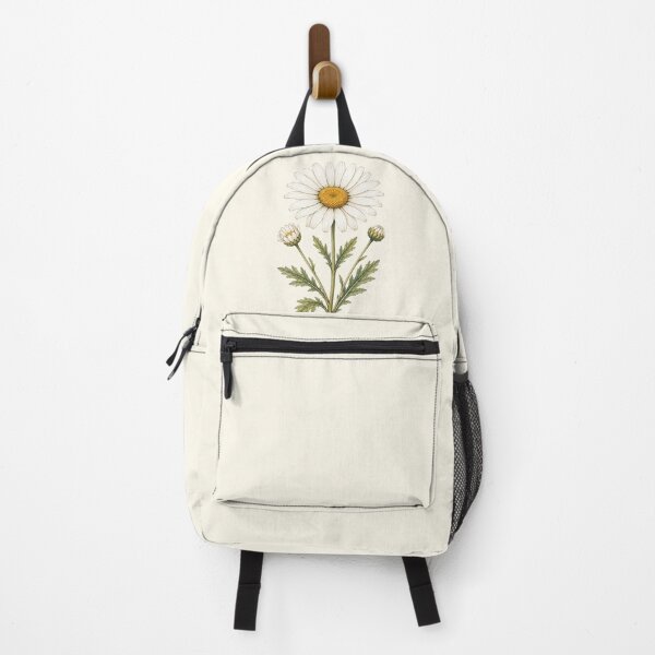 Item preview, White Daisy Botanical Illustration | Vintage Scientific Watercolor Wall Art designed and sold by PresMatPlays.