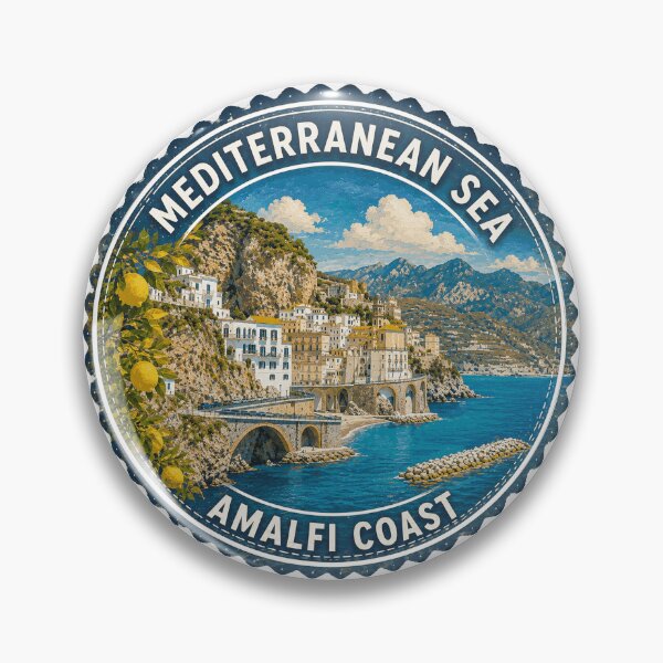 Item preview, Mediterranean Sea Amalfi Coast, Mediterranean Sea designed and sold by erkinmaddison.
