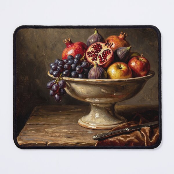 Item preview, Classic Fruit Still Life Pomegranate Baroque Oil Painting designed and sold by KiwiRider.