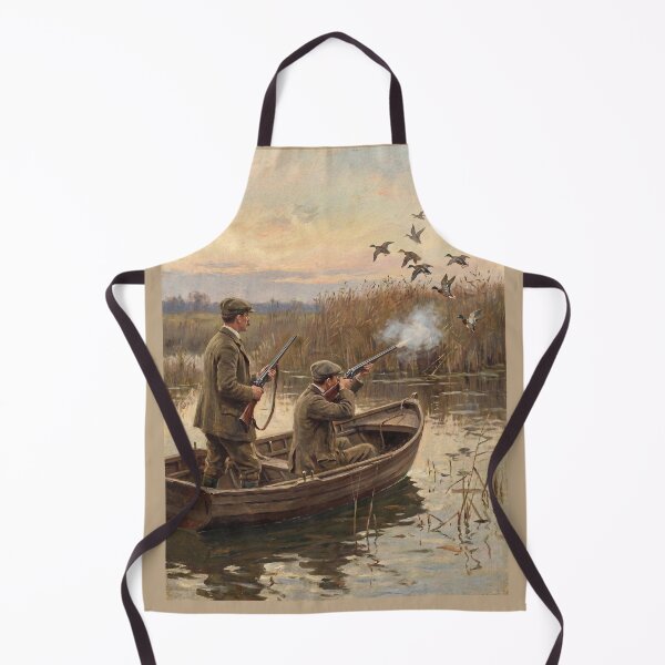 Item preview, Duck Hunting Vintage Waterfowl Shooting Classic Oil Painting designed and sold by KiwiRider.