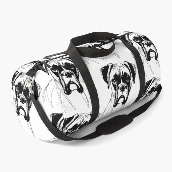 Item preview, Boxer Dog Scribble Portrait – Loyal and Lovable designed and sold by pixiedustpaint.