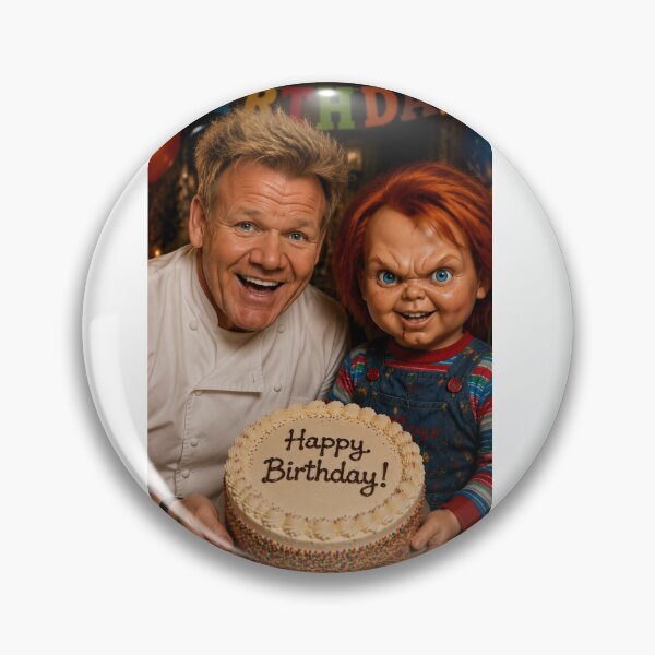 Item preview, Gordon ramsay chucky horror movie film happy birthday funny meme memes parody designed and sold by CheeseBlueprint.