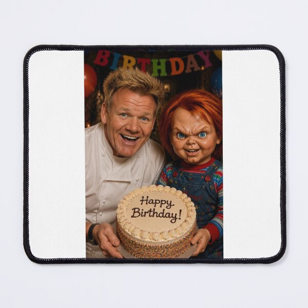 Item preview, Gordon ramsay chucky horror movie film happy birthday funny meme memes parody designed and sold by CheeseBlueprint.