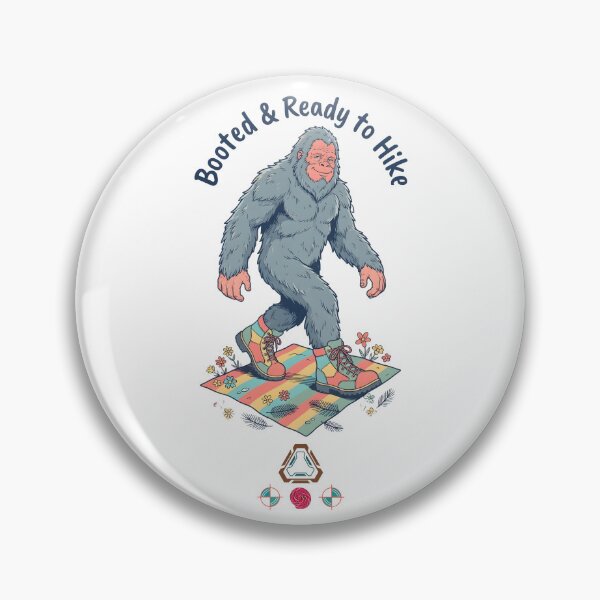 Item preview, "Booted & Ready to Hike" - The Stylish Sasquatch designed and sold by m-yoga-store.
