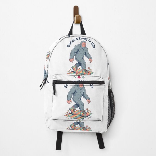 Item preview, "Booted & Ready to Hike" - The Stylish Sasquatch designed and sold by Whimsy Trail Co.