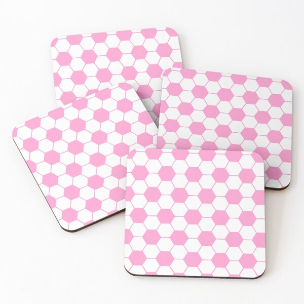 Item preview, Pink Soccer Ball Pattern designed and sold by AshlinkaArt.