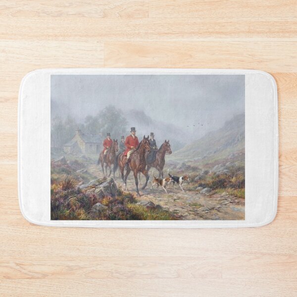 Item preview, Victorian Equestrian Fox Hunting Misty Mountain Oil Painting designed and sold by KiwiRider.
