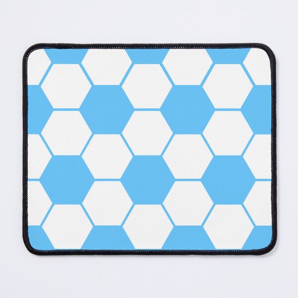 Item preview, Blue Soccer Ball Pattern designed and sold by AshlinkaArt.