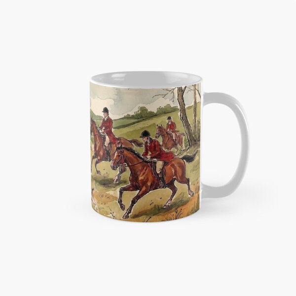 Item preview, Traditional Fox Hunting Equestrian Horse Riding Countryside Watercolor designed and sold by KiwiRider.