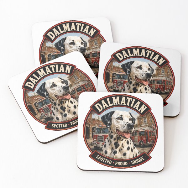 Item preview, Dalmatian - Spotted, Proud, Unique - Vintage Dog Badge designed and sold by TheCanineCanvas.