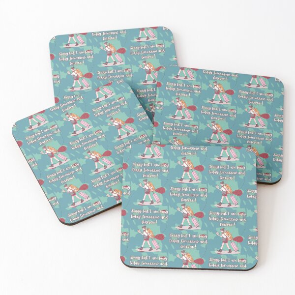 Item preview, Busy Travelling Today Tomorrow And Forever Cute Wanderlust Girl designed and sold by Artemis & Woven Collective.