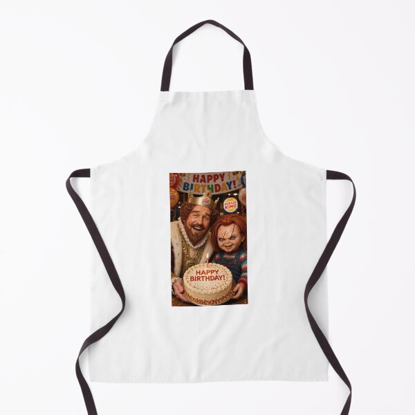 Item preview, Burger king chucky horror movie film happy birthday funny meme memes parody designed and sold by CheeseBlueprint.