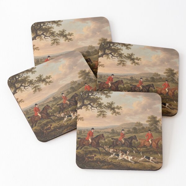 Item preview, Equestrian Horse Riding Hunt Classic English Countryside Oil Painting designed and sold by KiwiRider.
