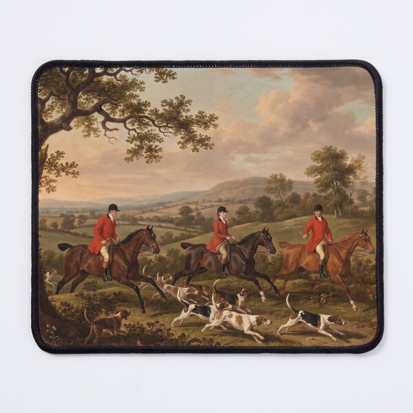 Item preview, Equestrian Horse Riding Hunt Classic English Countryside Oil Painting designed and sold by KiwiRider.