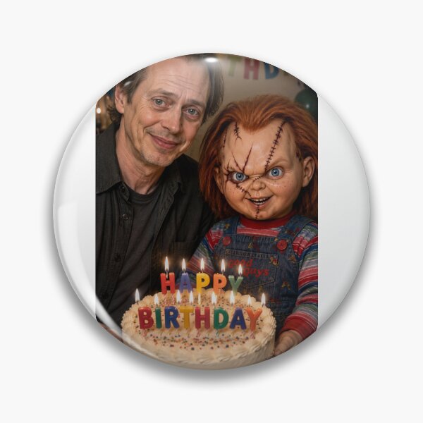 Item preview, Steve buscemi chucky horror movie film happy birthday funny meme memes parody designed and sold by CheeseBlueprint.