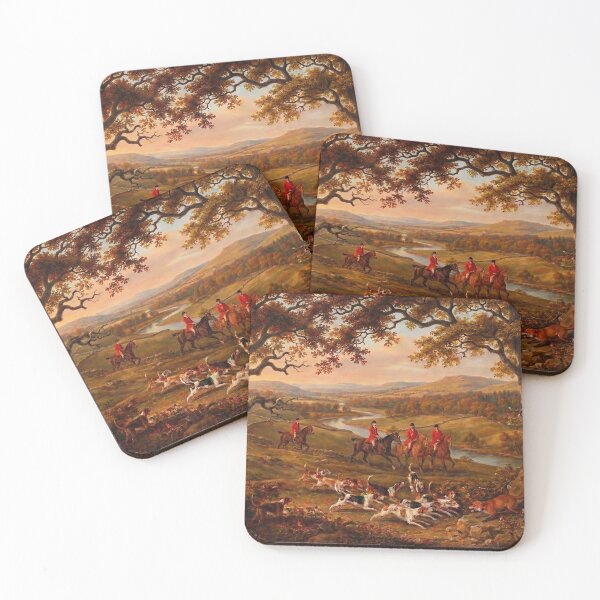 Item preview, Traditional Fox Hunting English Countryside Classic Oil Painting 1/1 designed and sold by KiwiRider.