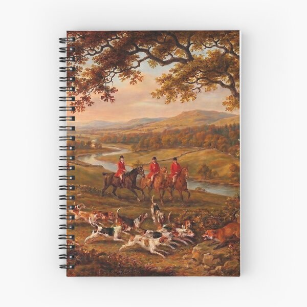 Item preview, Traditional Fox Hunting English Countryside Classic Oil Painting 1/1 designed and sold by KiwiRider.
