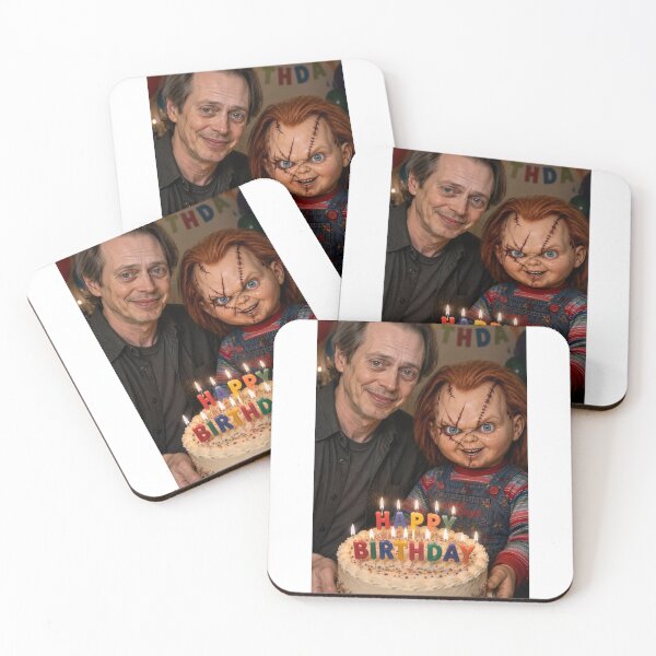 Item preview, Steve buscemi chucky horror movie film happy birthday funny meme memes parody designed and sold by CheeseBlueprint.