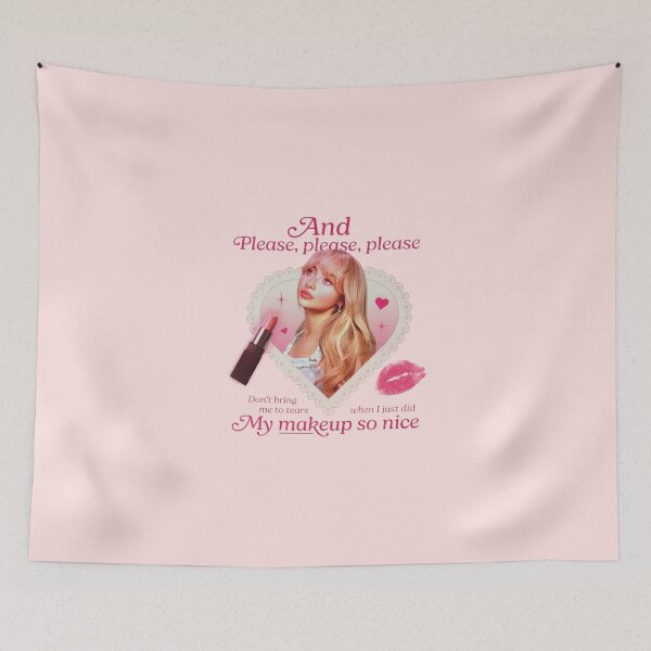 Item preview, Sabrina Carpenter Please Please Please Makeup Lyrics T-Shirt designed and sold by GloomWood.