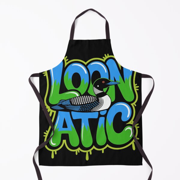 Item preview, Loonatic Lake Bird Colorful Nature Pun Design designed and sold by Brennankells32.