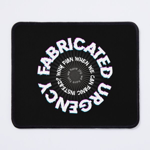 Item preview, fabricated urgency - circle logo designed and sold by QullArt.