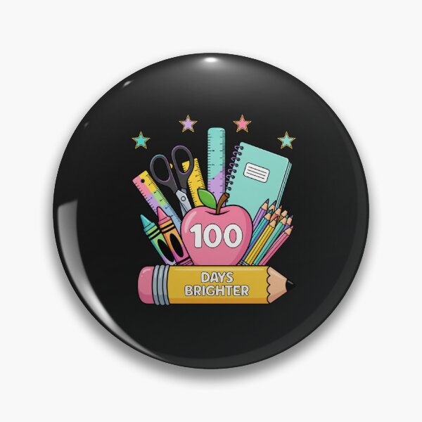 Item preview, 100 Days Brighter Shirt | Happy 100th Day of School Teacher Shirt | Kindergarten Teacher Gift designed and sold by PalleteCreation.