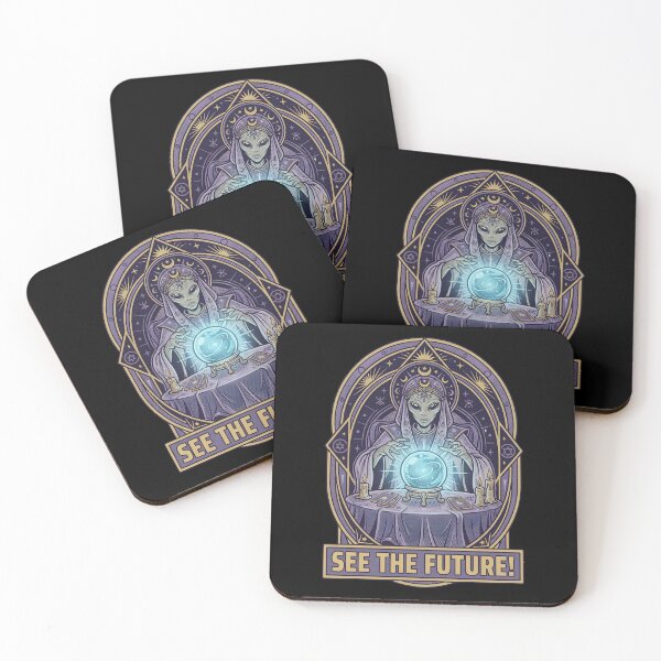 Item preview, Alien Fortune Teller See The Future Retro Mystic Graphic designed and sold by DuckOddity.