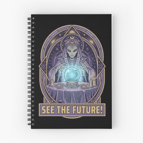 Item preview, Alien Fortune Teller See The Future Retro Mystic Graphic designed and sold by DuckOddity.