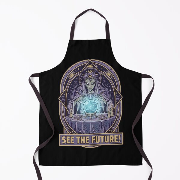 Item preview, Alien Fortune Teller See The Future Retro Mystic Graphic designed and sold by DuckOddity.