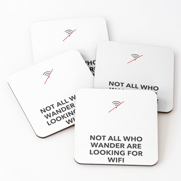 Item preview, Funny Travel Wifi Wanderlust Quote designed and sold by AnasElArbani22.