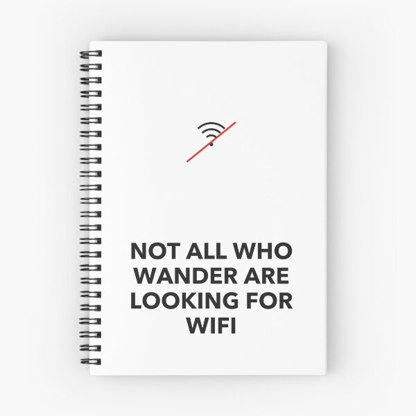Aperçu de l'œuvre Funny Travel Wifi Wanderlust Quote créée et vendue par AnasElArbani22.
