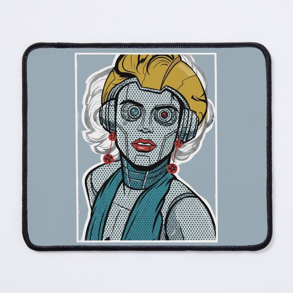 Item preview, Retro Pop Art Robot Woman Cyberpunk Cyborg Comic designed and sold by KiwiRider.
