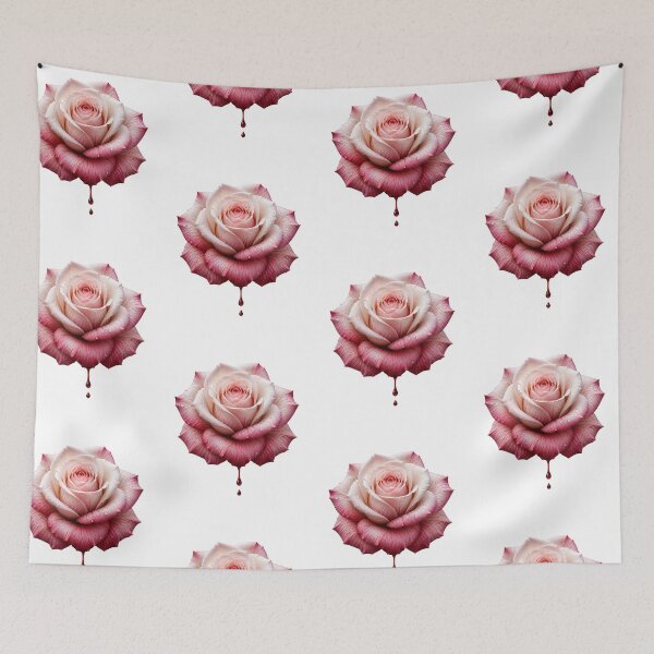 Item preview, Blush Rose with Crimson Drop designed and sold by RoPrincess.