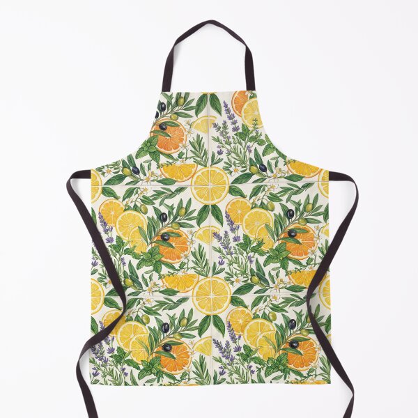 Item preview, Mediterranean Citrus Garden Pattern designed and sold by YanezFranco.