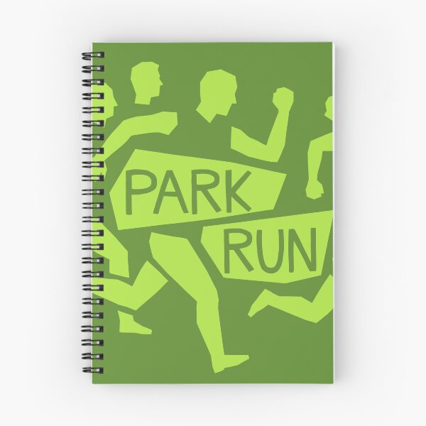 Item preview, Park Run Neon Green Runners Silhouette Athletic Graphic designed and sold by KiwiRider.