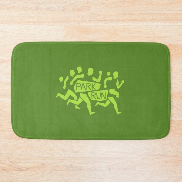 Item preview, Park Run Neon Green Runners Silhouette Athletic Graphic designed and sold by KiwiRider.